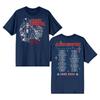 Alice Cooper Tour 2025 Maglietta Unisex Cotone Pesante Tutte le Taglie Ristampa Maglietta Unisex