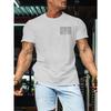 European sizes Men's Summer Fitness Graphic T-Shirt - Lightweight Breathable Gym Tee with Muscle for Man Dumbbell Design