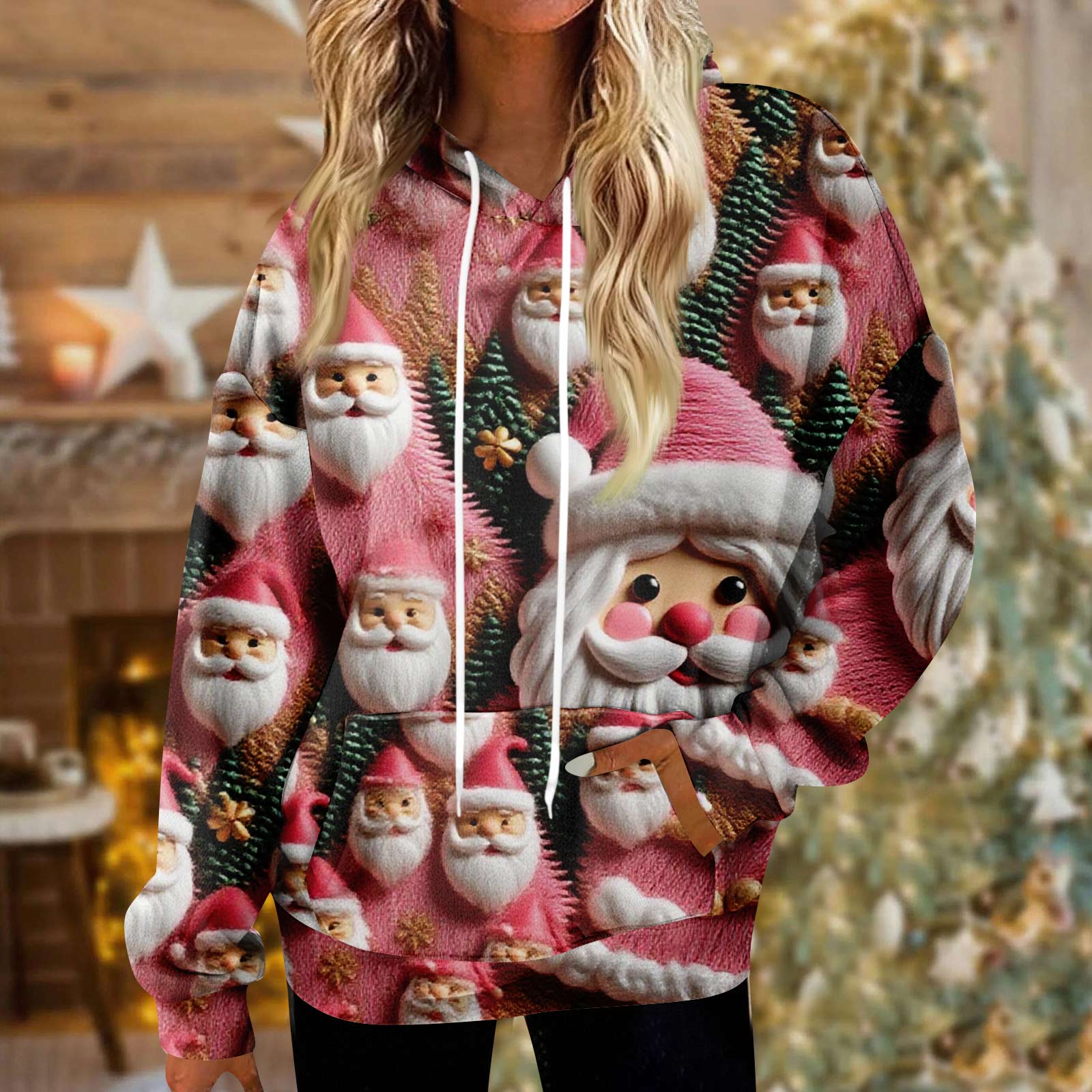 

Толстовки для женщин оверсайз зимние плюшевые милые свитшоты пуловер модная осенне-зимняя одежда S