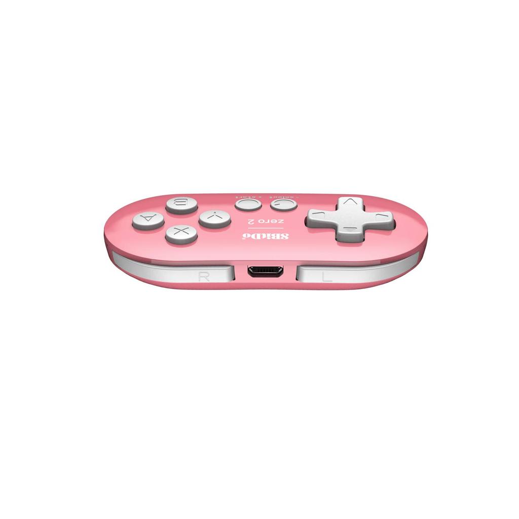 8bitdo Zero 2 Game Bluetooth for Raspberry and Pink Edition Controller, Wireless, Windows, Android, macOS, Pi, Steam,