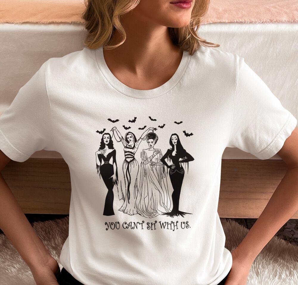 Women Of Horror Shirt Mean Girls Halloween Shirt Fall Clothing Cute Halloween Unisex T-Shirt XXL