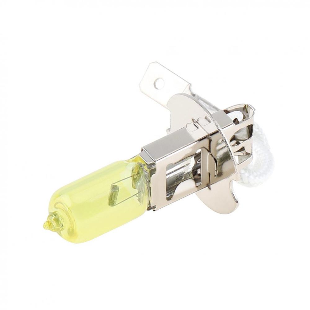 2pcs/lot H3 Light Bulbs 3000K Halogen Xenon H3 12V 55W Golden Yellow Fog Factory