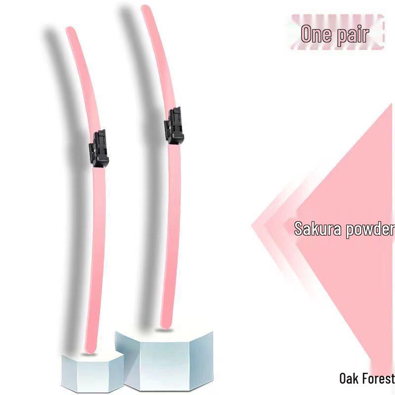 Colorful, Universal, Bone-Free Front Wiper Blade with Rubber Strip for Car Windshields