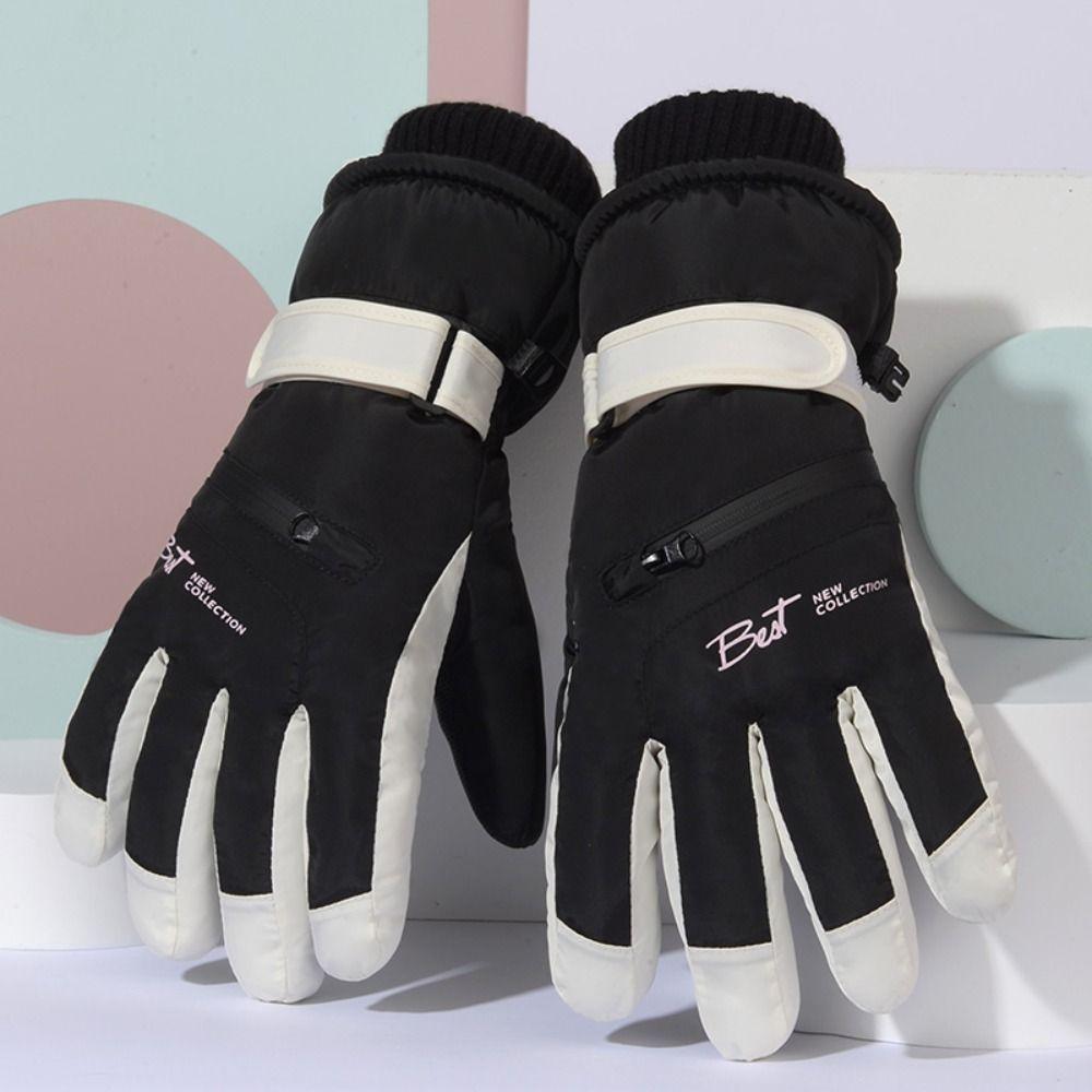 Winter Warm Outdoor Sports Mittens Non-slip Cycling Gloves Portable Touchscreen Ski Gloves