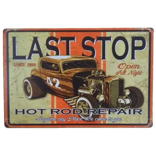 

xin Metal Sign Retro Tin Home Wall Decor car garage restaurant bar large Aluminum 20x30cm（7.8x11.8inch）