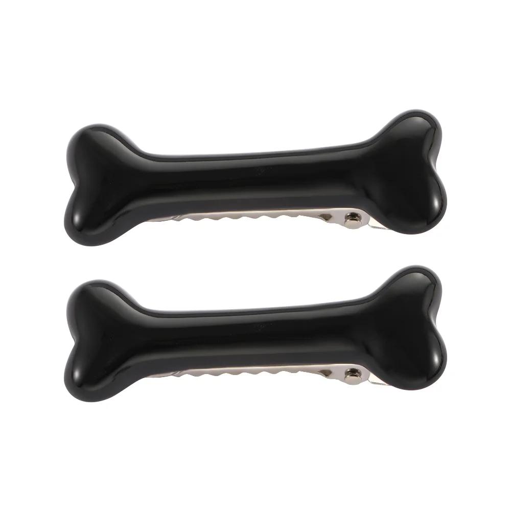Punk Cute Girl Hair Decoration Women Dog Bone Design Lovely Headwear Hairpin Barrettes Hair Clips
