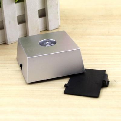Decoration Portable 3 LED Figurine Without Batteries Display Base Stand Light Base Crystal Home Decor