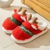 New Cotton Slippers for Winter Couples: A Pair of Home Fur, Thickened, Indoor Anti Slip, Warm, Silent Plush Slippers for Men and Women's Home