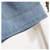 DIMANAF 2026 Summer New Plus Size Women High Waist Elastic Wide Leg Denim Shorts Pants Cotton Casual Lady Bottoms