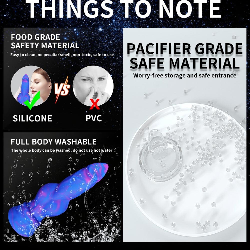 Silicone Realistic Dildo Soft Texture Strong Suction Cup Adult Sex Toy for Women