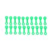 Grease Fitting Caps, Perfect Fitness Zerk Dust Cover Tear Resistant Flexible Silicone for Car(Fluorescent Green (Luminous Version))