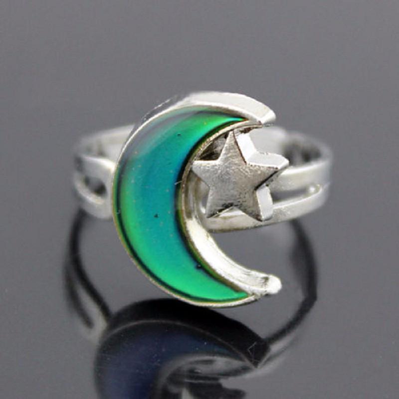 Star Shape Emotion Feeling Changeable Band Adjustable Ring Change Mood Ring Star Shape Emotion Feeling Changeable Band Adjustable Ring Change Mood Ring
