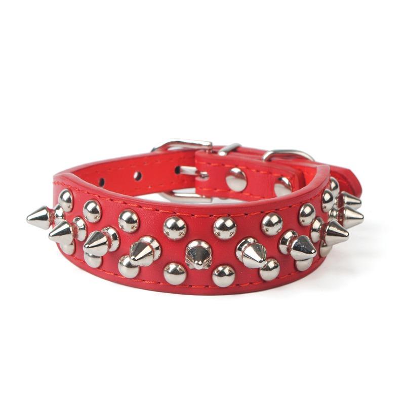 Pet Collar Anti-Bite Rivet Dog Collar Medium Large Dog Dog Dog Neck Punk Style Cat Dog Collar