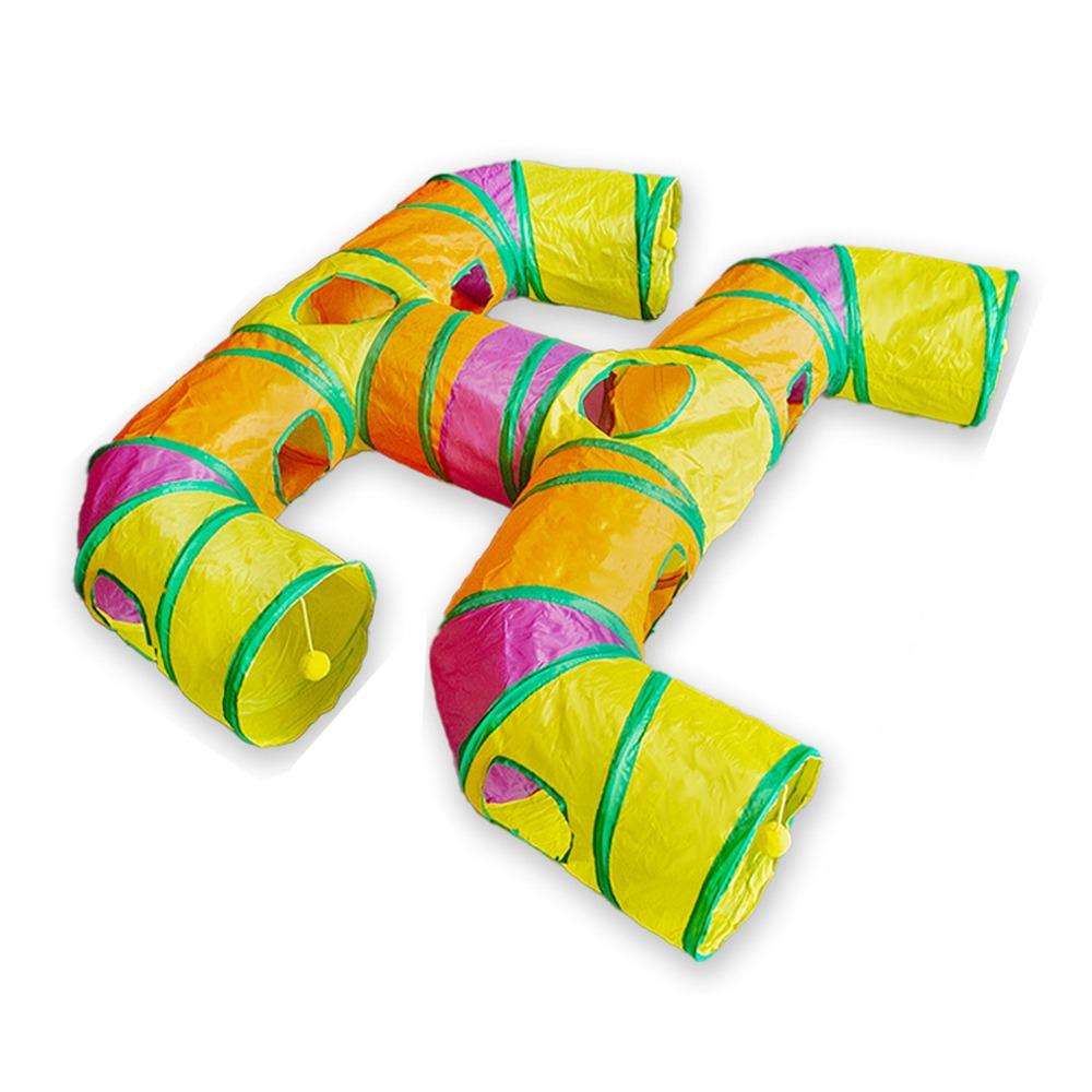 Breathable Cat Nest Foldable Cat Maze Tunnel Portable Pet Fun Play Toy  Cat