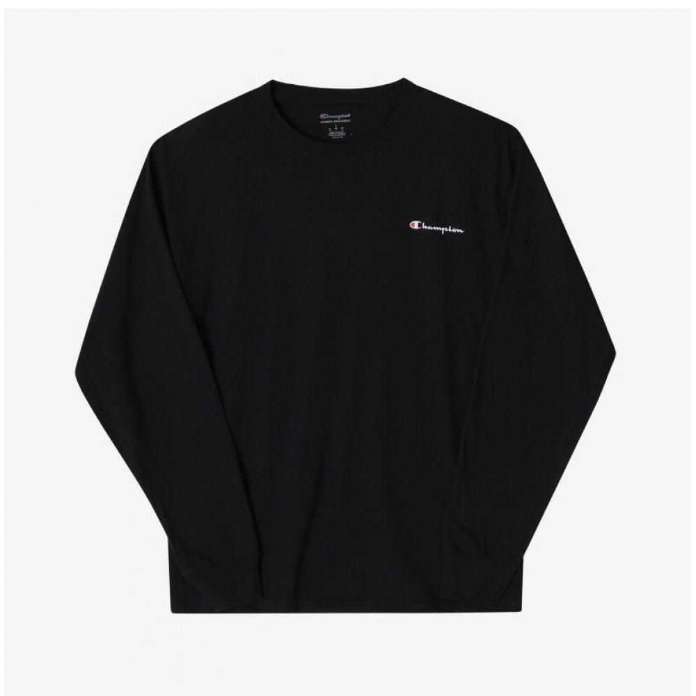 Champion Gt78h Y08160 003 Klasyczny Skrypt Graficzne Logo Męski T-shirt z Długim Rękawem