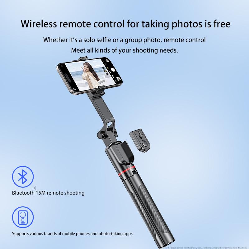 Portable Hand-Held Selfie Stick for Mobile Phone Fold Feature 1300mm Extended Length Abs+Stainless Steel Material for Travel