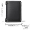Foldable Wallet Men Short Wallet Slim PU Leather Card Holder Simple Business Clutch Bag  Men