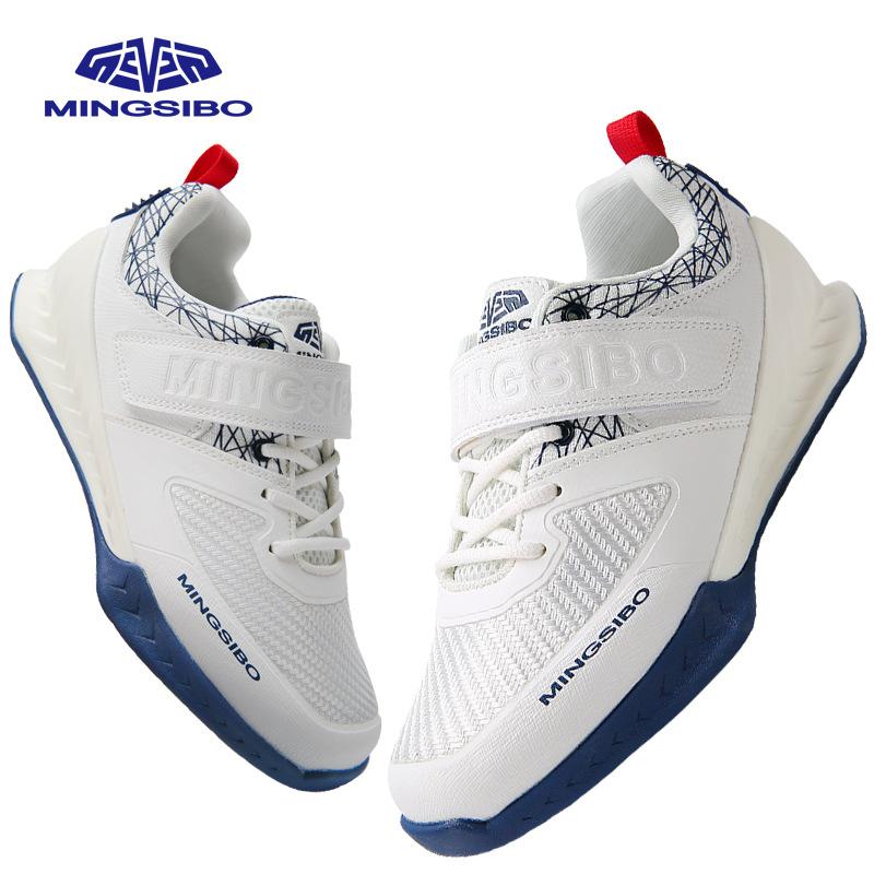 Large size squat shoes men's and women's professional weightlifting shoes indoor strength squat deadlift shoes fitness shoes comprehensive tr