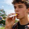 3D Printed Pipe-Shaped Bubble Blower Toy  Novelty Outdoor Indoor Bubble Maker For Parties & Casual Play 30ml Bubble Solution
