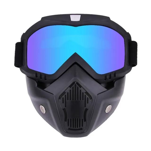 1 piece of detachable mask goggles outdoor sports glasses suitable for driving cycling and outdoor activities