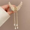 Elegant Metal Butterfly Hair Clip: High-End Tassel Claw for Women's Half-Up Ponytail