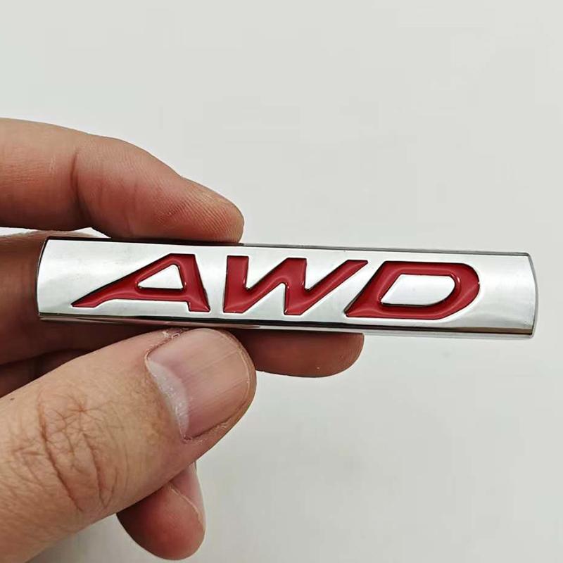 NEW 3D Metal Car Styling AWD Logo Car Body Badge Emblem For Mazda 3 CX-5 CX-3 RX-8 RX- 5 Decals Auto Accessories