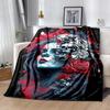 1pc Day of the Dead Blanket Soft and Warm Home Decor Gift for All Seasons Perfect for Couch, Living Room, Travel .K030