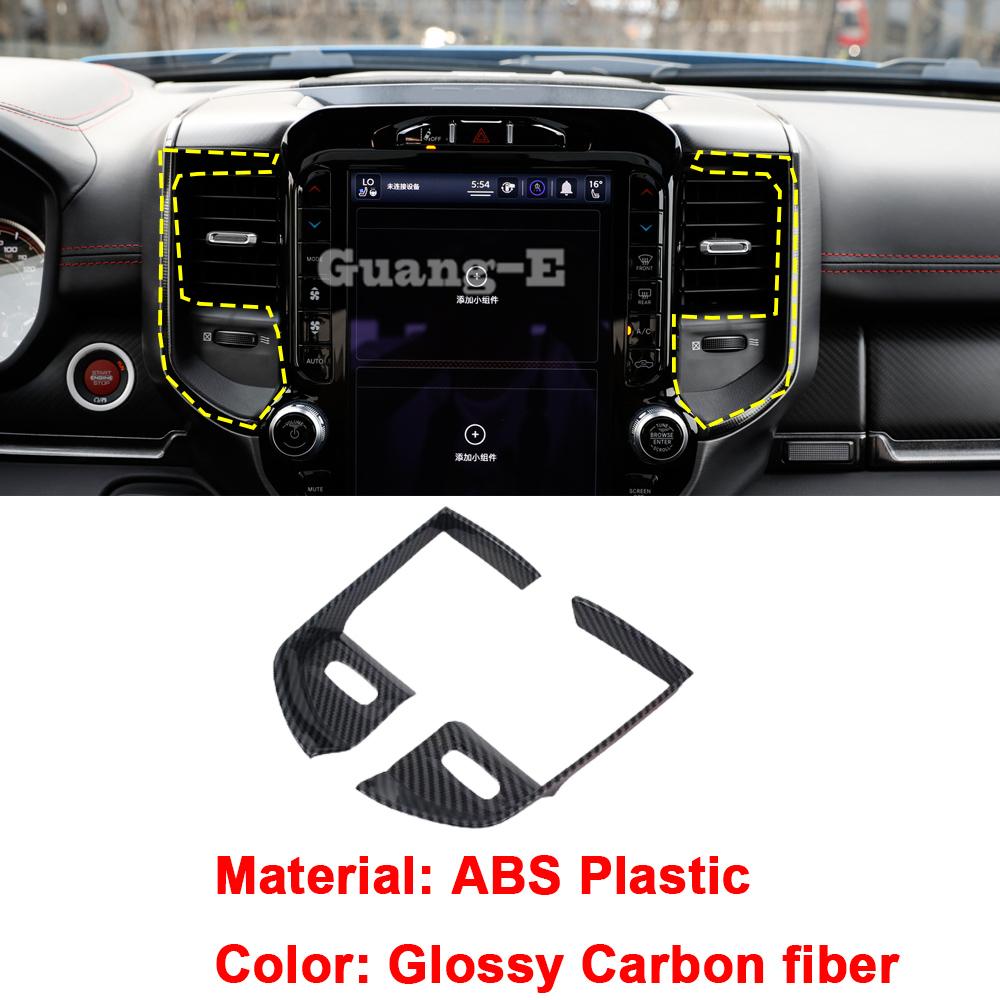 For Dodge Ram 1500 TRX   2024 ABS Steering Wheel Frame Dashboard Armrest Handle Panel Air Outlet Vent Trim Gear