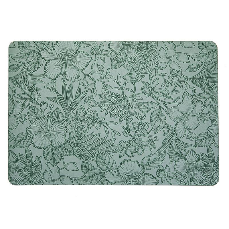 43x30cm PVC Leather Table Mat Pad Waterproof and Oil-resistant Placemats Coaster Non-slip Pad Dishes Dining Table Mat Decor