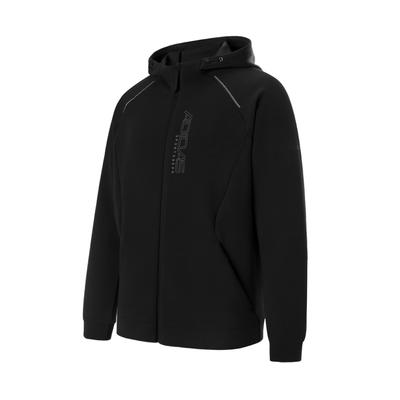 Jackets Men's Black Hooded Moderate Other KQ7848