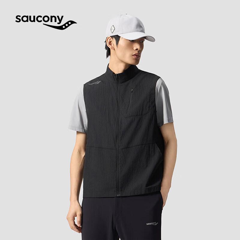 Saucony Men s High-Neck Windproof Sports Vest L