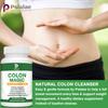 Pslalae Capsules naturelles de nettoyage intestinal, contenant de la cosse de psyllium et de la feuille de séné, soulagent les ballonnements et nettoient le tube digestif.
