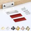 2 Stück/Set Magnetische Schrankverschlüsse Magnetische Türstopper Verdeckter Türschließer Mit Schraube Für Schrank Schrank Möbelbeschläge