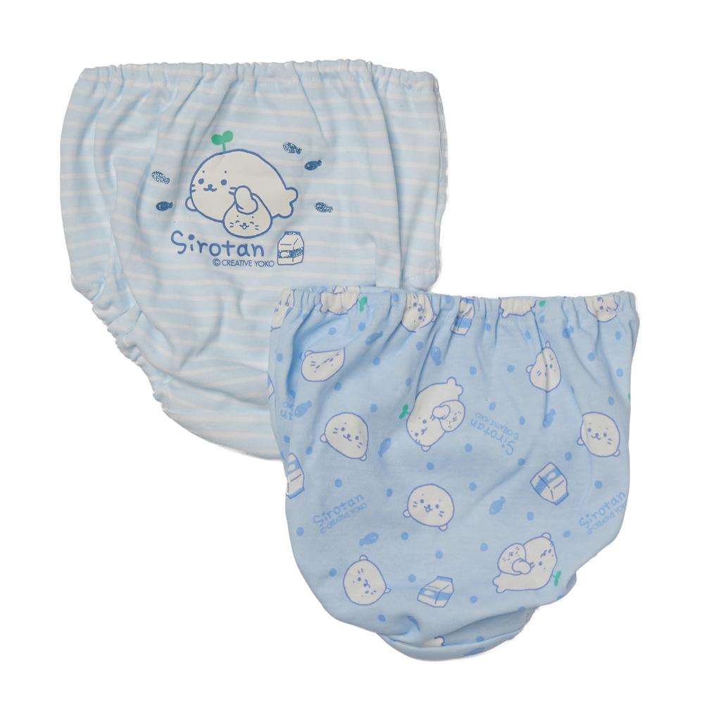 Takihyo Shirotan Blue Girls' Underwear, 2-Piece Set, 100% Cotton,