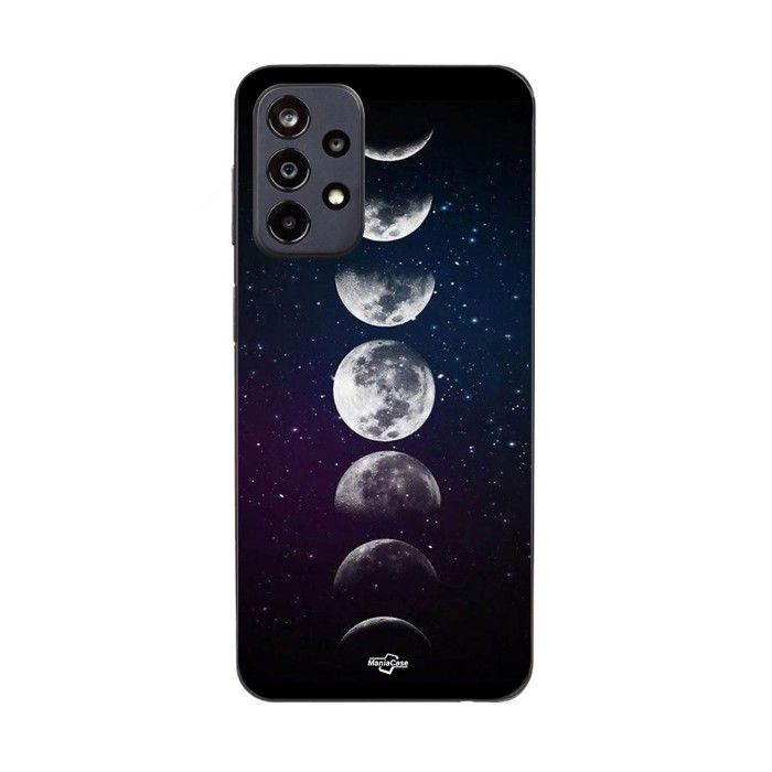 Maniacase Case for Samsung Galaxy A53 4g Moon Phase Night Star