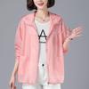 Cardigan Corto da Ufficio da Donna Taglia Forte Tinta Unita Giacca Sottile per Sport all'Aria Aperta Protezione Solare con Cappuccio Giacca Casual