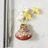 Mini Ceramic Vase Refrigerator Magnet, 3D Chinese Style Flower Vase Fridge Magnet, Home Office Kitchen Locker Decoration Magnet