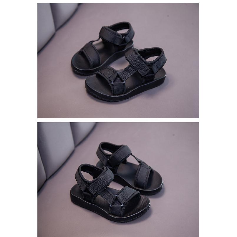 Summer New Children's Shoes Boys Casual Versatile Beach Shoes Girls Woven Strap Fashion Simple Open-Toe Sandals