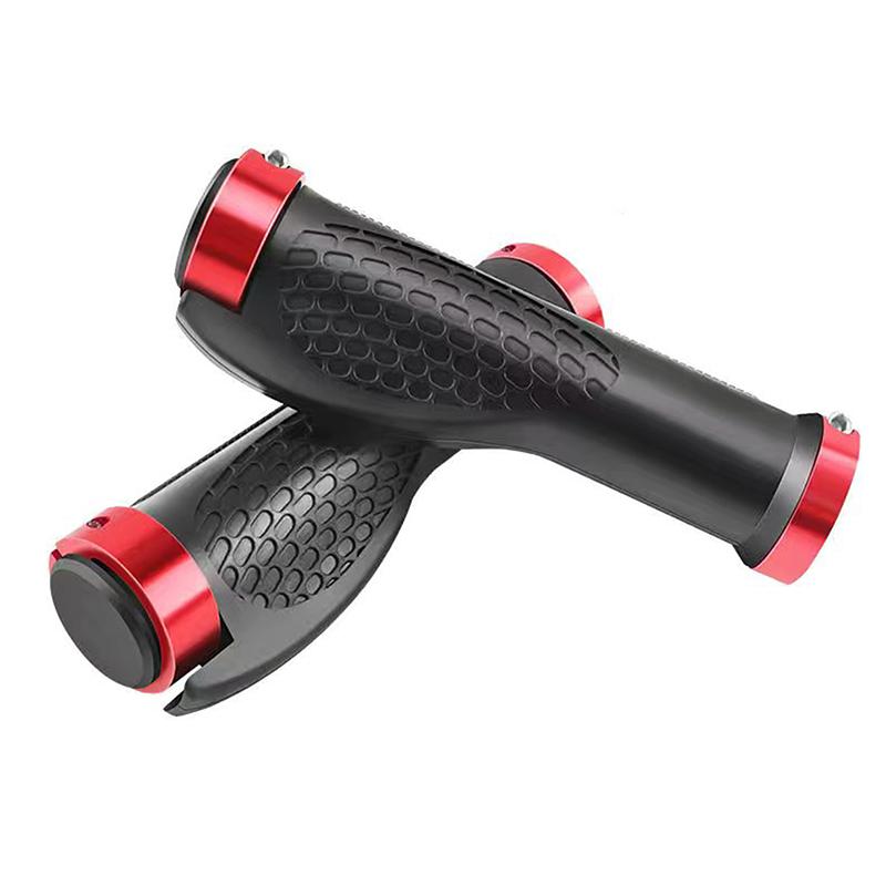 Bicycle Grips Soft Rubber For Mountain Bike Shockproof Anti-Slip Handlebar Cover Lock On Ergonomic Cycling Handle Bar Parts
