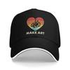 Artist Art Teacher Retro Paint Palette Casual Baseball Cap Summer  Trucker Hat Sun Visor Camping Hip Hop Hats Baseball Caps
