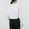 Nike W Nsw Flc Gx Crew Opal Casual Sports Fleece Lined Crew Neck Pullover Short Sweatshirt Women's White DM7658-100