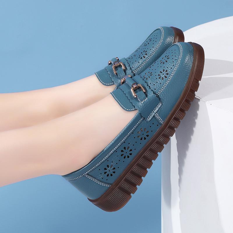 Fashion Womens Spring Shoes Womens 2025 New British Leisure Women's Casual Shoes Bean Shoes Girls Fashion Flat Shoes