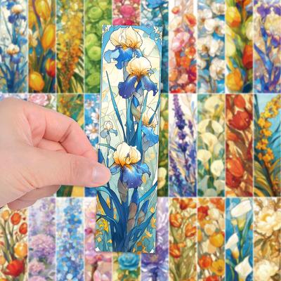 32pcs, Brightly Colored Flower Bouquet Bookmarks, Suitable for Teachers, Readers, and Enthusiasts, Gifts, Parties, Birthdays