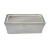 Transparent Dustproof Makeup Brush Storage Box with Lid - Large Capacity Vanity Organizer