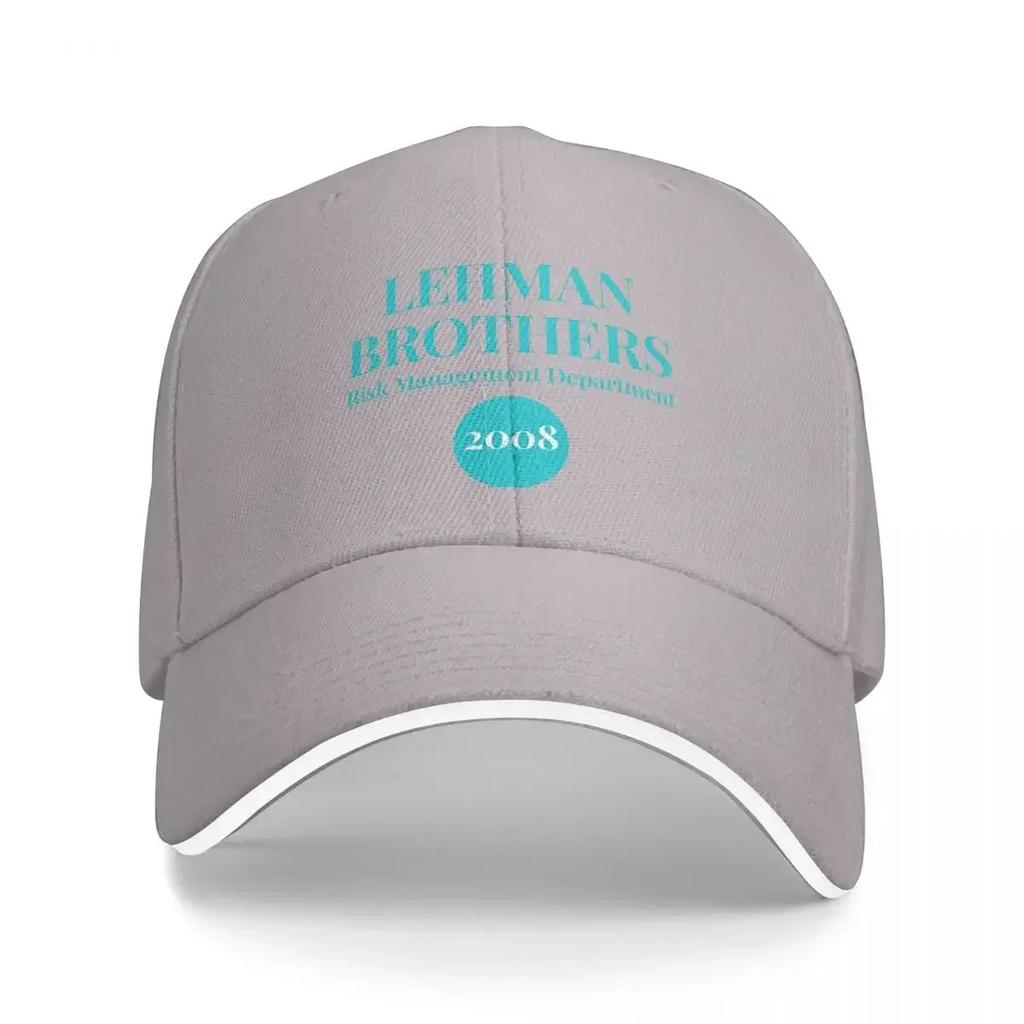 Lehman Brothers Risk Management Dept Baseball Cap Kpop Rock Trucker Hat Summer Breathable Men Women Fashion Baseball Caps
