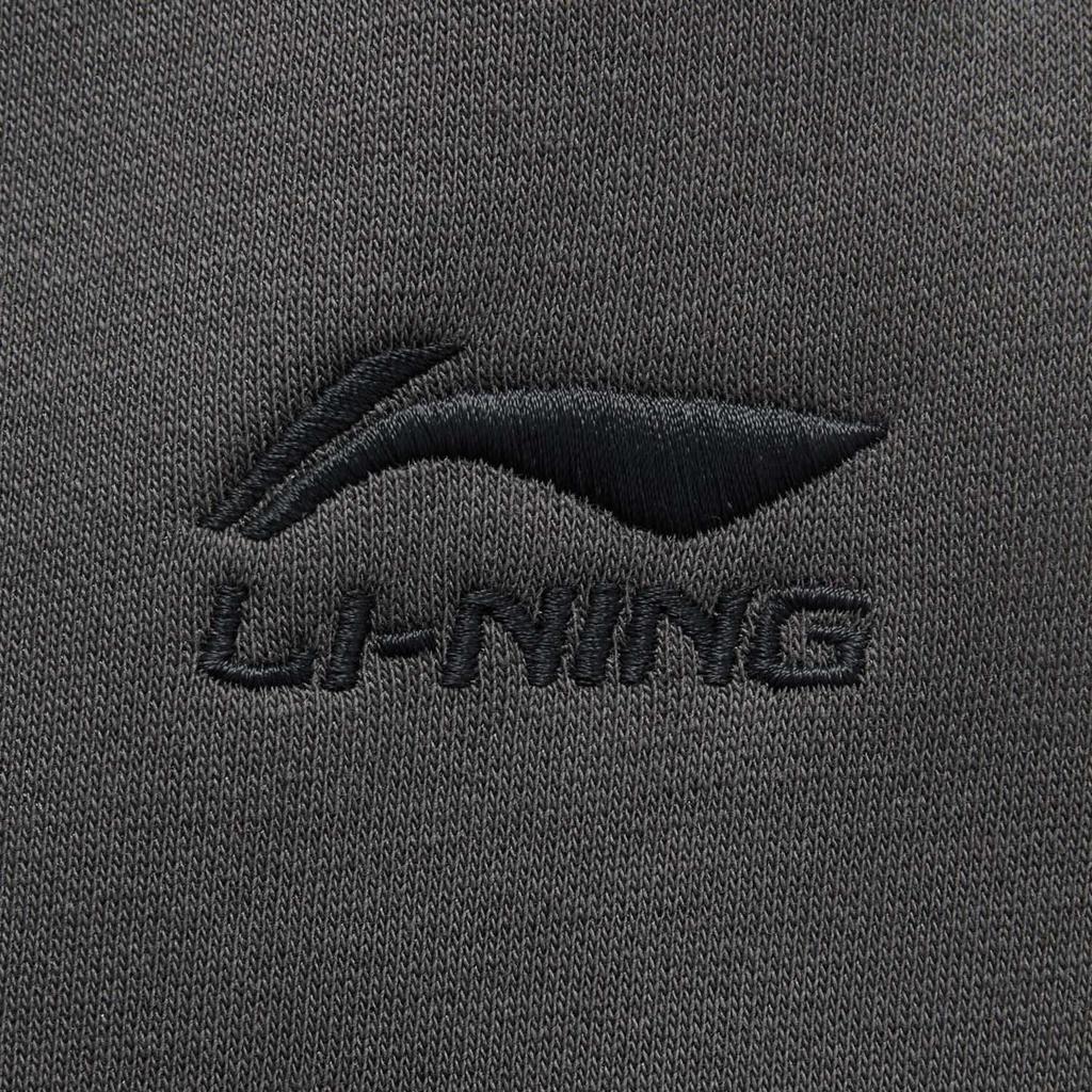 Li Ning Sports Lifestyle Series Versatile Simple Comfortable Casual Tapered Mid-Waist Loose Knit Joggers Men Joggers AKLVE23-3