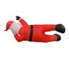 Inflatable Christmas Santa Luminous LED Prop Weatherproof Polyester Ornament for Outdoor Garden Party Decor