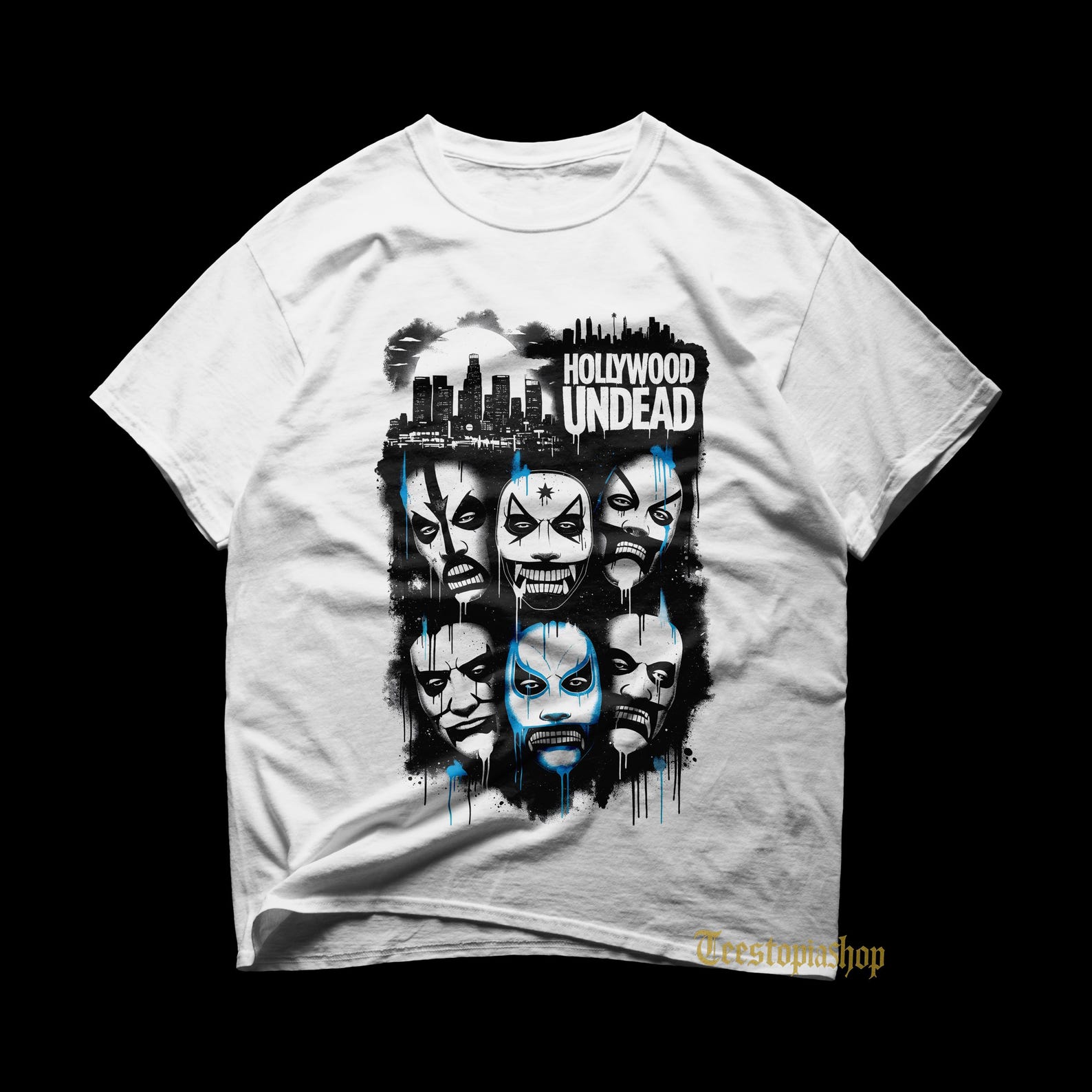 Hollywood Undead T shirt - Rap Rock Shirt - Swan Songs Shirt - American Tragedy Shirt - Hollywood Undead Merch - Unisex Rock Apparel S