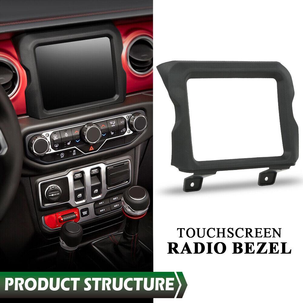 8.4" Radio Trim Bezel Surround For Jeep Wrangler JL 2018-2024 Replace 6AB55TX7AB