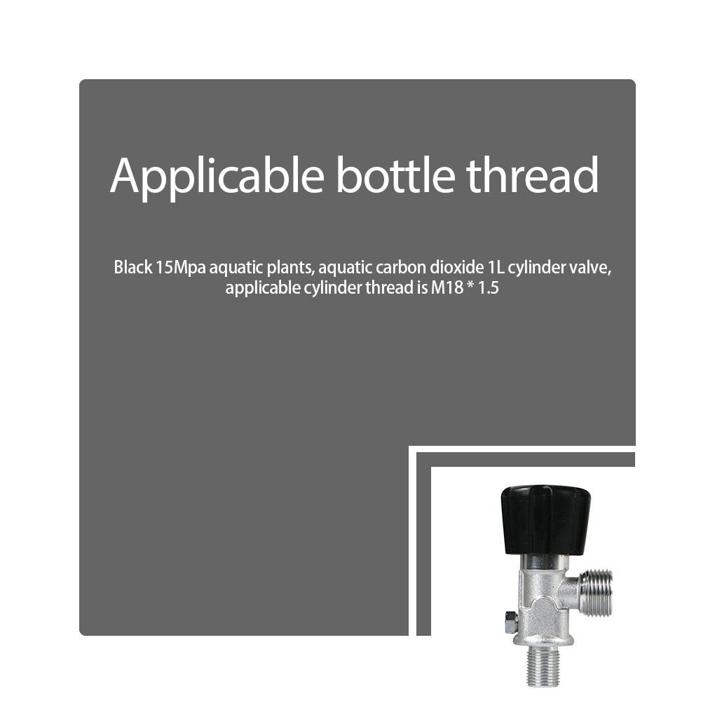 Fishtank Air Cylinder Valve Replacement Anti-corrosive Leakproof On Off Knob M18x1 5 Aquarium Regulator Accessories